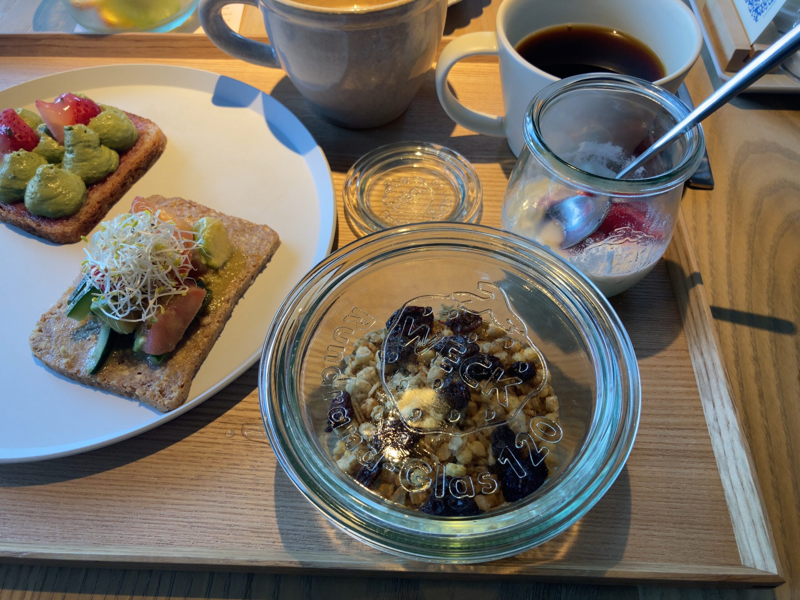ザレインホテル京都の朝食の様子