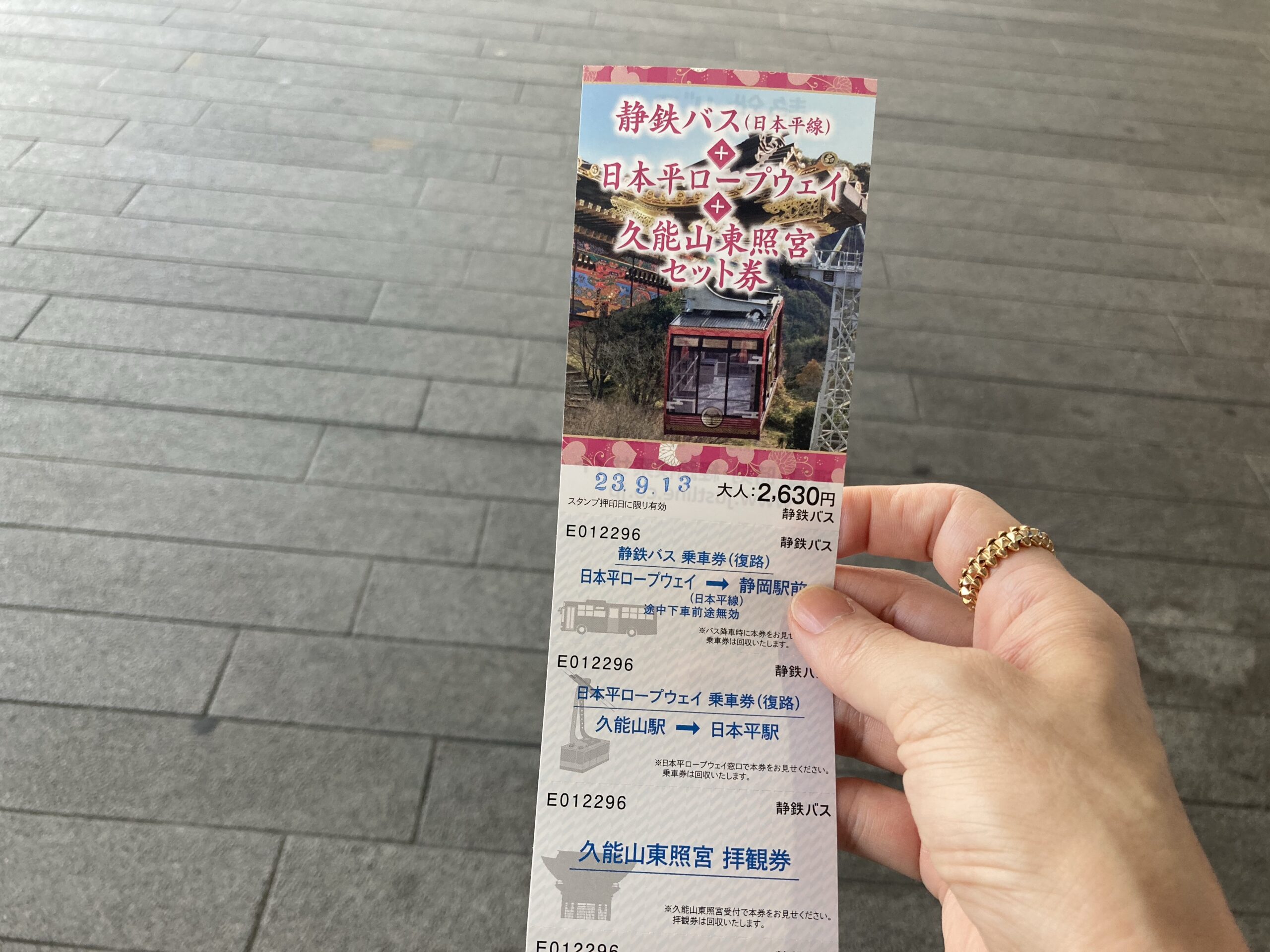 【名古屋から1泊旅行】路線バスで日本平ロープーウェイから久能山東照宮へ、静岡女ひとり旅
