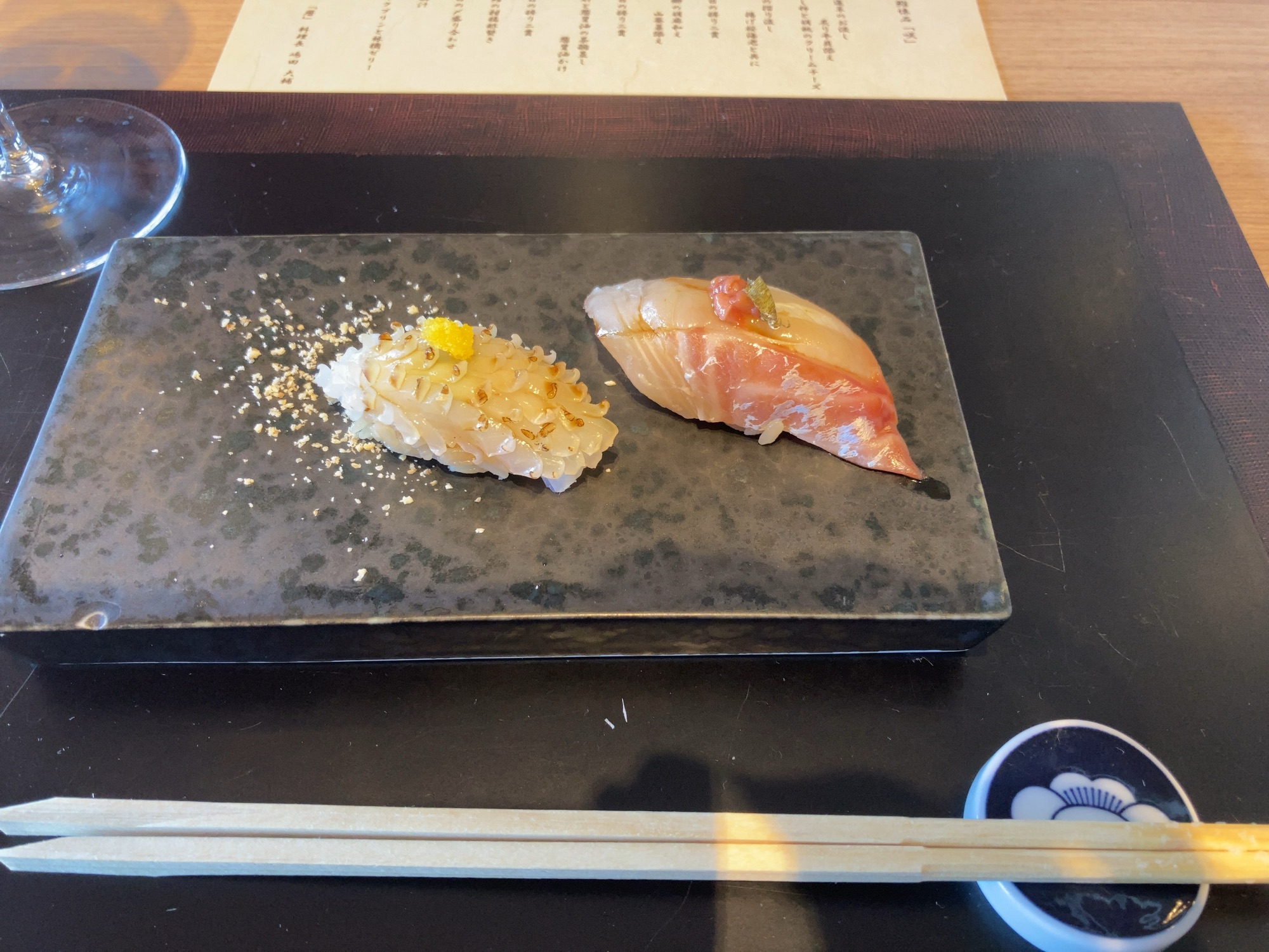 【鮨・日本料理「暦」】福岡のホテルでちょっと贅沢鮨ランチ