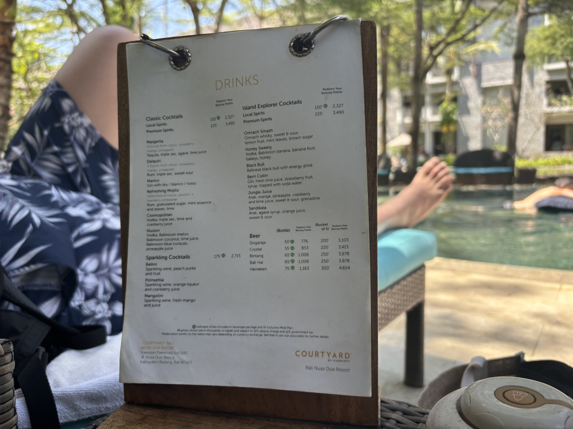 【夫婦バリ旅行】プラチナ特典満喫コートヤードバイマリオットバリ